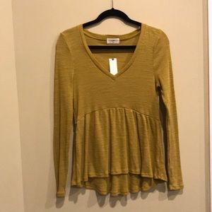 Jill Babydoll Long Sleeves Top